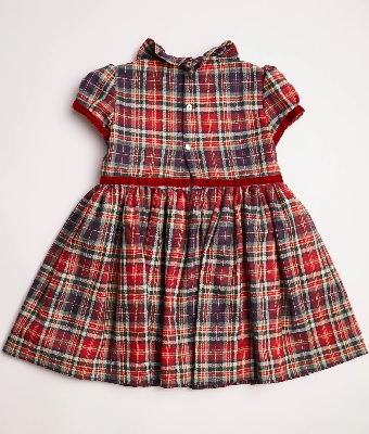 Classic Tartan Girl Christmas Dress