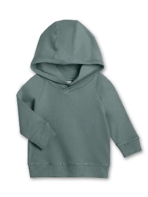 Hooded Pullover in Organic Cotton